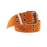 Canvas Webbing Belt with 2 Row Eyelets