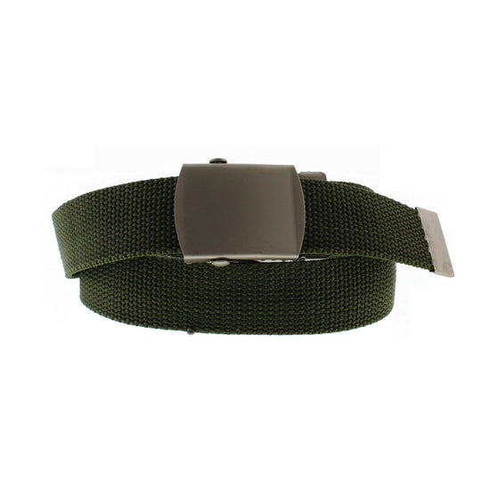 Children's Canvas Webbing Belt with Slider Buckle