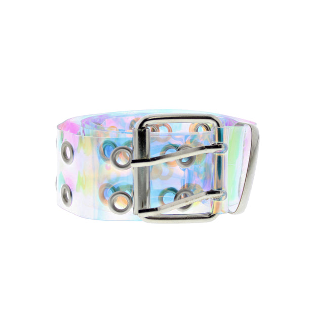 Double Eyelet AB Iridescent Belt