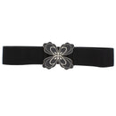Butterfly Buckle  Elasticated Waist Belt
