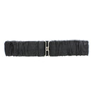 Elasticated Foil Effect PU Waist Belt