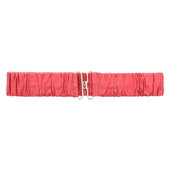 Elasticated Foil Effect PU Waist Belt