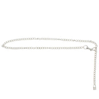 Silver Chain Belt with Padlock