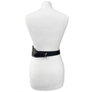 Black Wrap Round Waist Belt with Rings