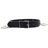 PU Belt with Rings & Chains