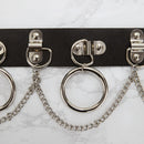 PU Belt with Rings & Chains