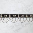 PU Belt with Rings & Chains