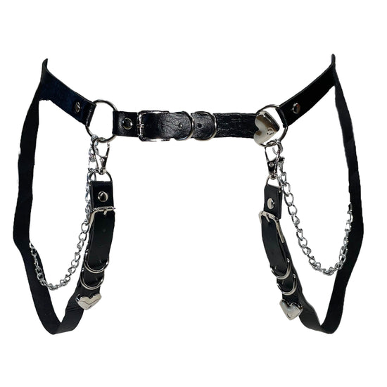 PU Double Harness Belt