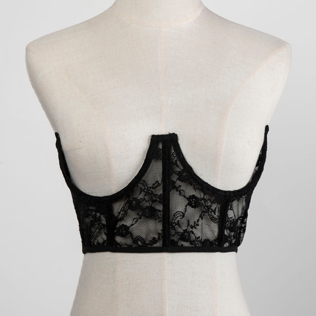 Floral Lace Underbust Corset