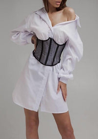 See Through Underbust Corset