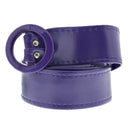 Retro Waist Belt With Round Buckle