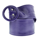 Retro Waist Belt With Round Buckle