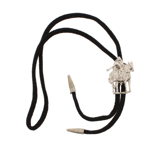 Vintage Red Indian & Horse Western Bolo Tie