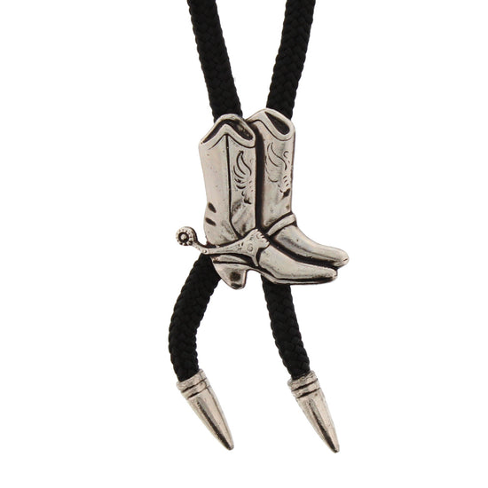 Vintage Cowboy Boots Western Bolo Tie