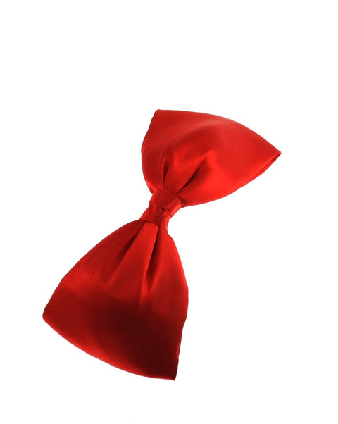 Very Large Satin Bow on Crocodile Clip (Dimensions of bow: L: 22cm x H: 9cm - Dimensions of crocodile clip : 6.5cm - 50s / 80s retro fashion - Great as a fashion hair accessory / fancy dress)