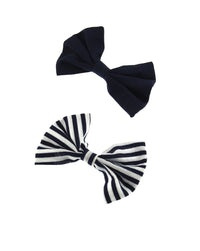 Striped and Plain Bows