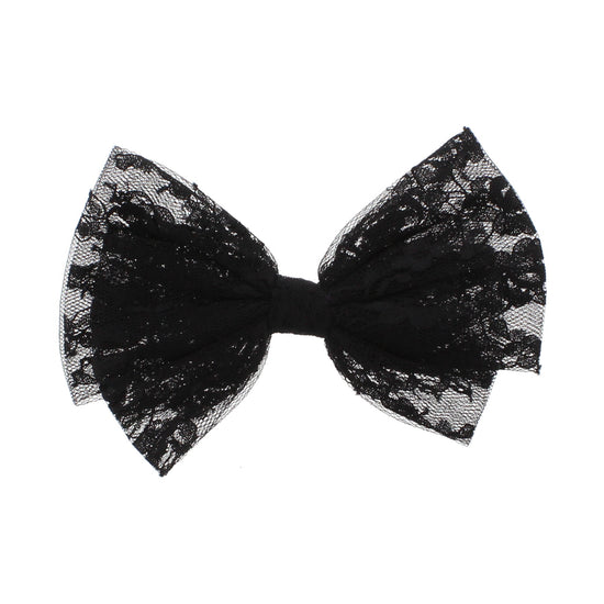 Lace Double Bow on Concord Clip