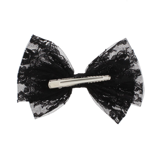 Lace Double Bow on Concord Clip