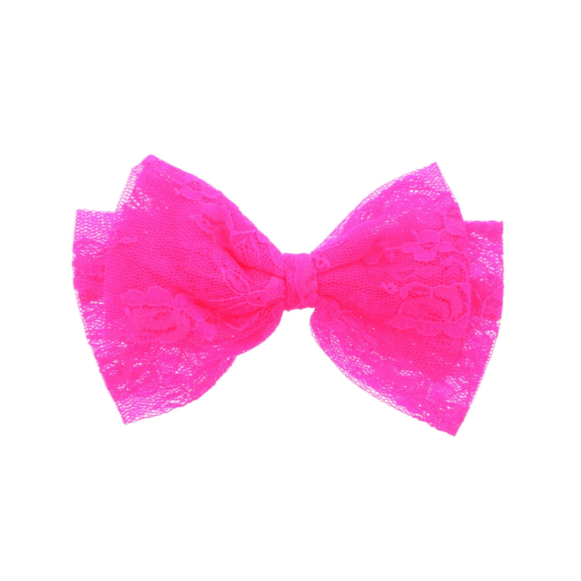 Lace Double Bow on Concord Clip