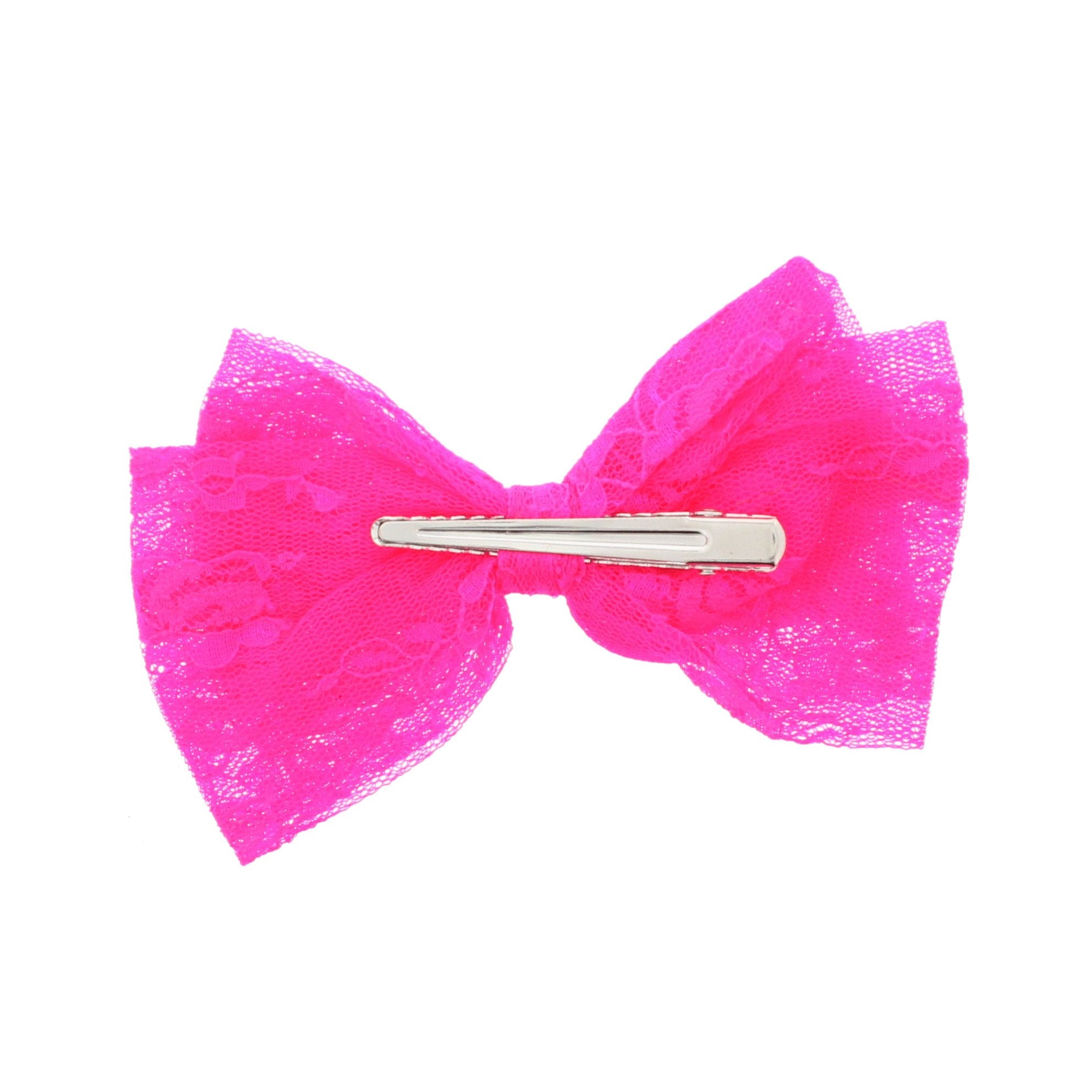 Lace Double Bow on Concord Clip