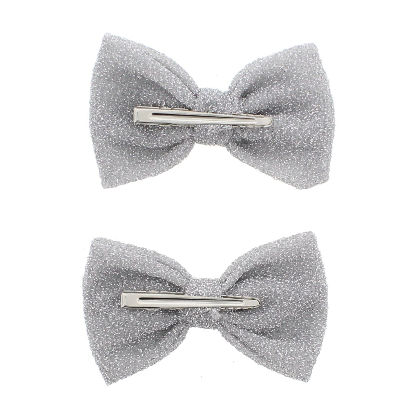 2 on a Card Glitter Bows on Concord Clip - 8 x 5cm