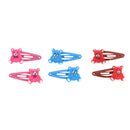 Pairs of Teddy Bear Bright Colour Hair Snapclips