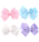 Large Jojo Ribbon Bows with Rhinestones (15 x 11cm)