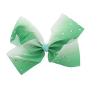 Large Jojo Style Ribbon Bows with Clear Stones