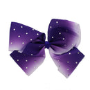 Large Jojo Style Ribbon Bows with Clear Stones