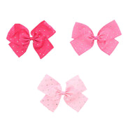 Very Large Assorted Jojo Style Ribbon Bows with Stones (23 x 18cm)
