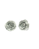 Pair of Mini Glitter Rose Flowers on Concord Hair Clip