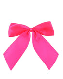 Large Satin Bow on Barette