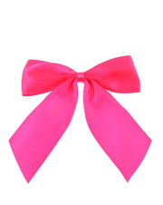 Large Satin Bow on Barette