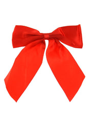 Large Satin Bow on Barette