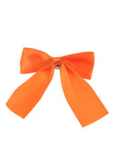 Small Satin Bow on Barette