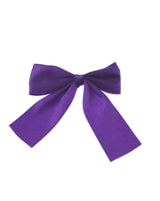 Small Satin Bow on Barette