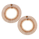 Pair of Coloured Flexi Combs/ Shark Combs/ Hair Combs