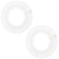 Pair of Coloured Flexi Combs/ Shark Combs/ Hair Combs