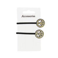 CND Peace Sign Hair Grips