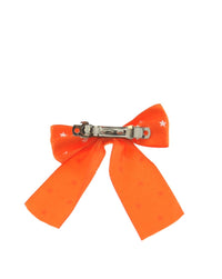 Satin Bow on Barette with Stars