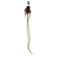 Polka Dot Feather Hair Highlights/ Extensions Aprox. 40cm