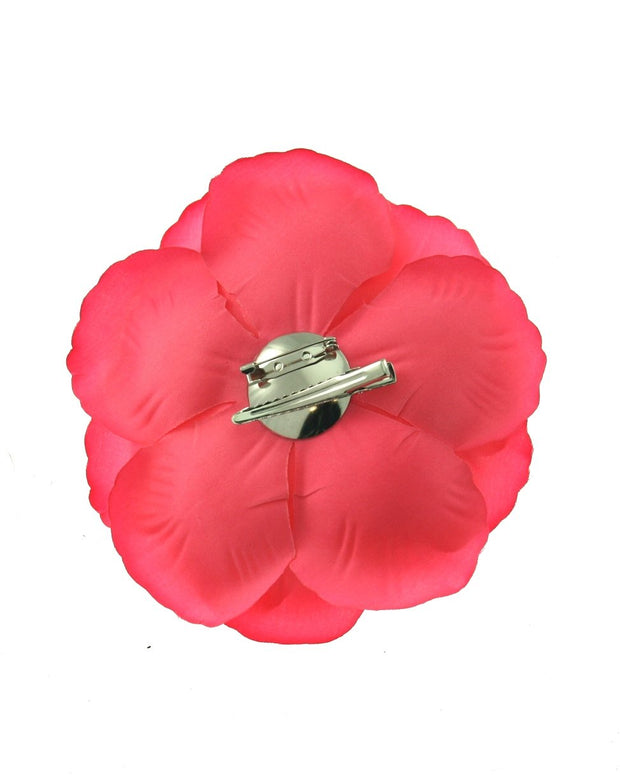 Very Large Rose on Concord Clip &amp; Brooch Pin