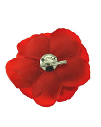 Large Rose on Concord Clip & Brooch Hair Pin