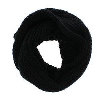Warm Knitted Women's Loop Scarf/ Snood/ Cowl