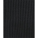 Warm Knitted Black Loop Scarf / Snood/ Cowl