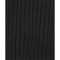 Warm Knitted Black Loop Scarf / Snood/ Cowl