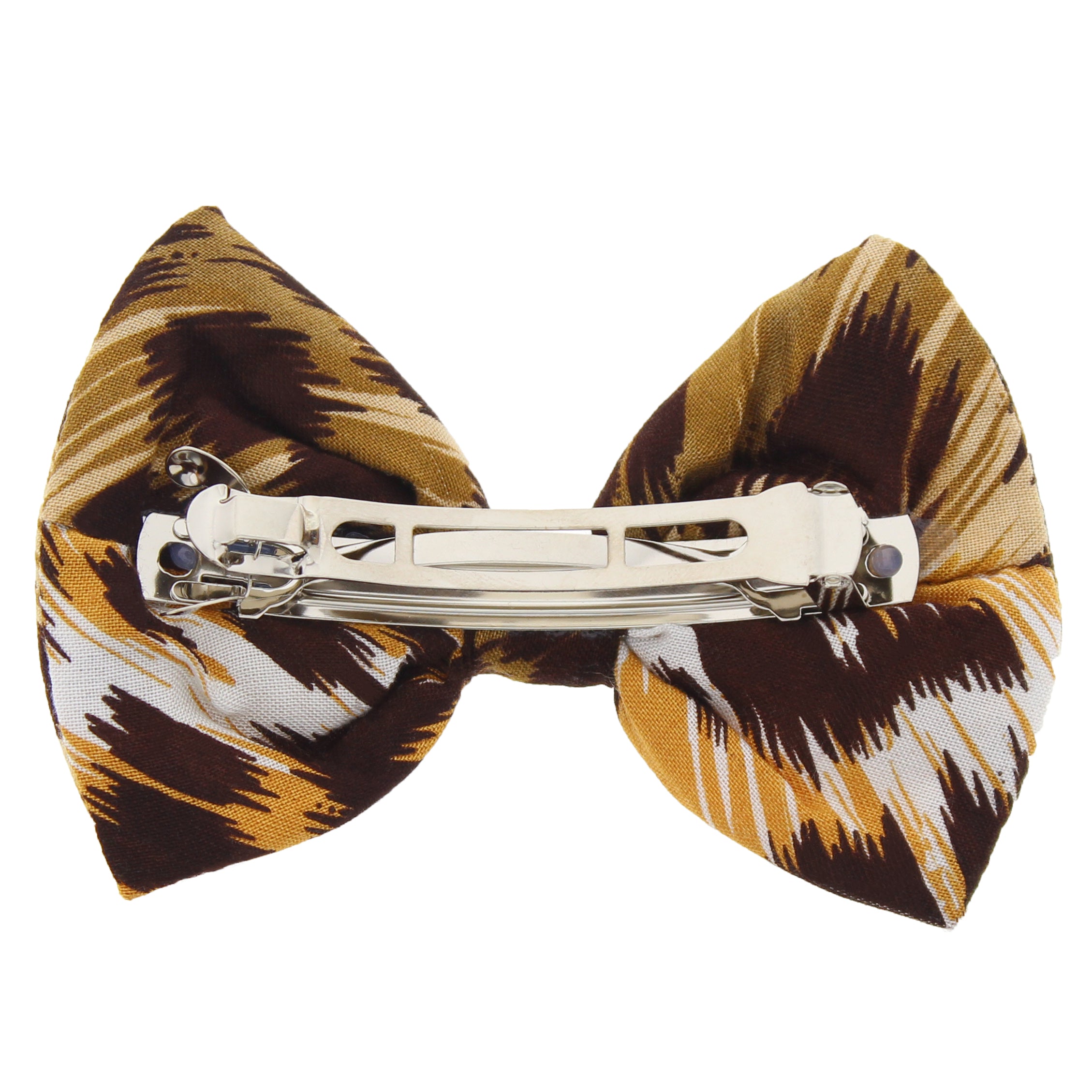 Animal Print Bow on Barrette