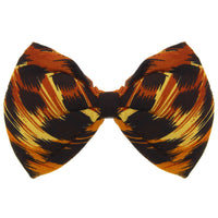 Animal Print Bow on Barrette