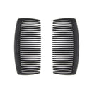 Pair of 10.5cm Black Hair Combs