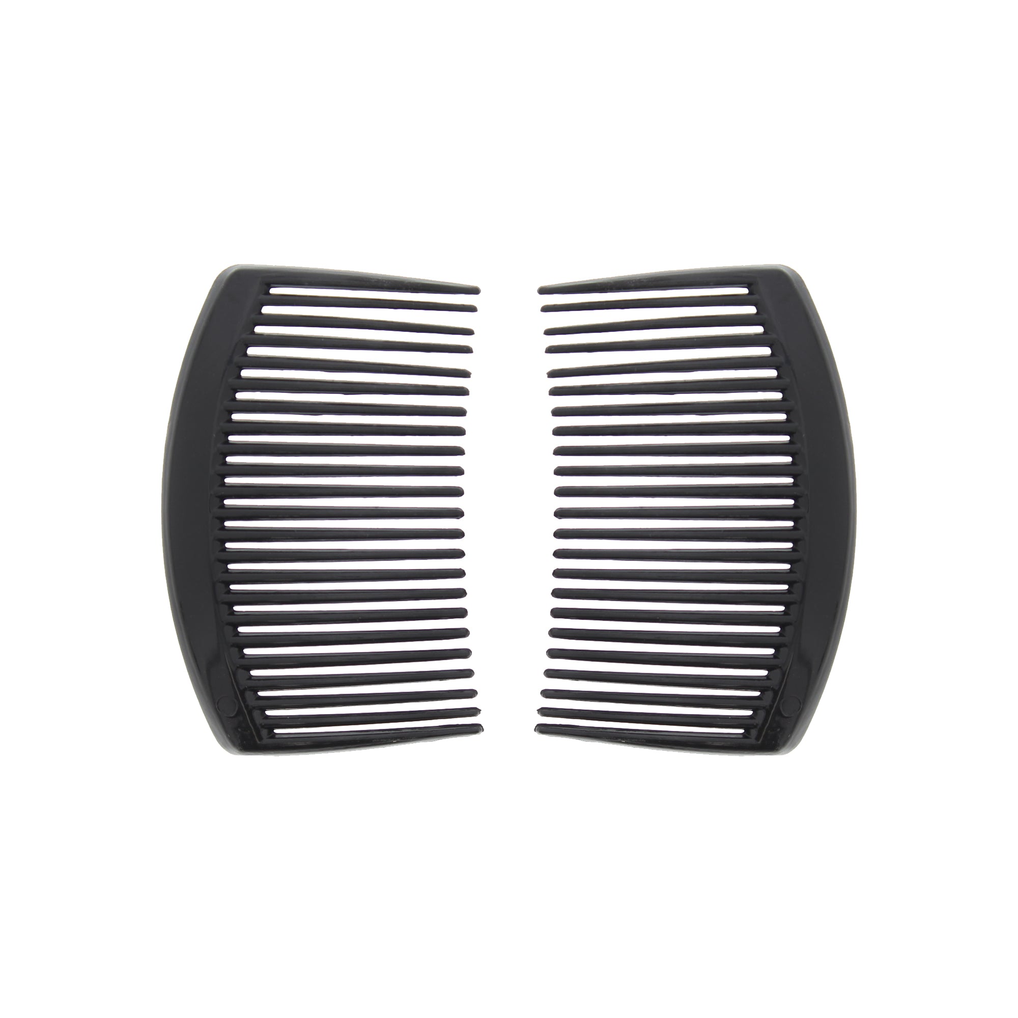 Pair of 8.5cm Black Hair Combs